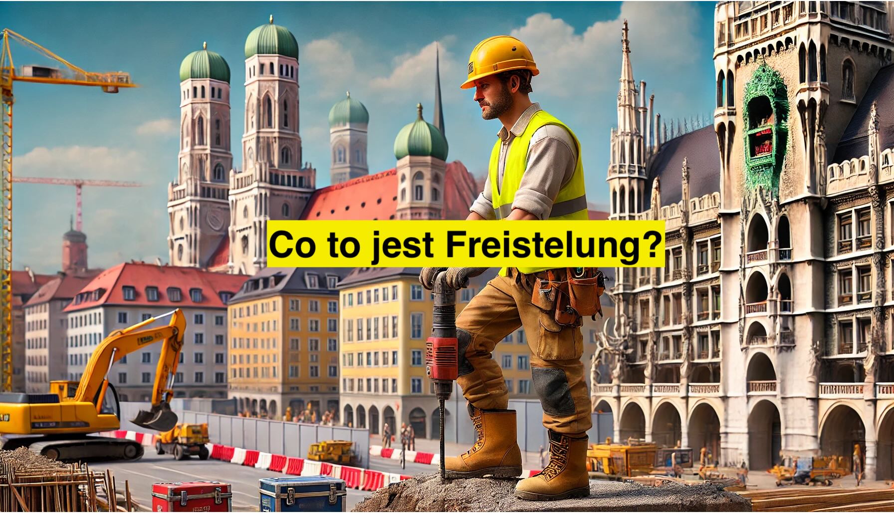 Modified Polish construction worker image